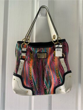 Vintage Y2K COOGI Multicolor Tote Bag Deadstock NWT